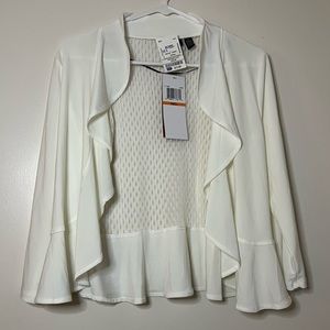 White professional cover up